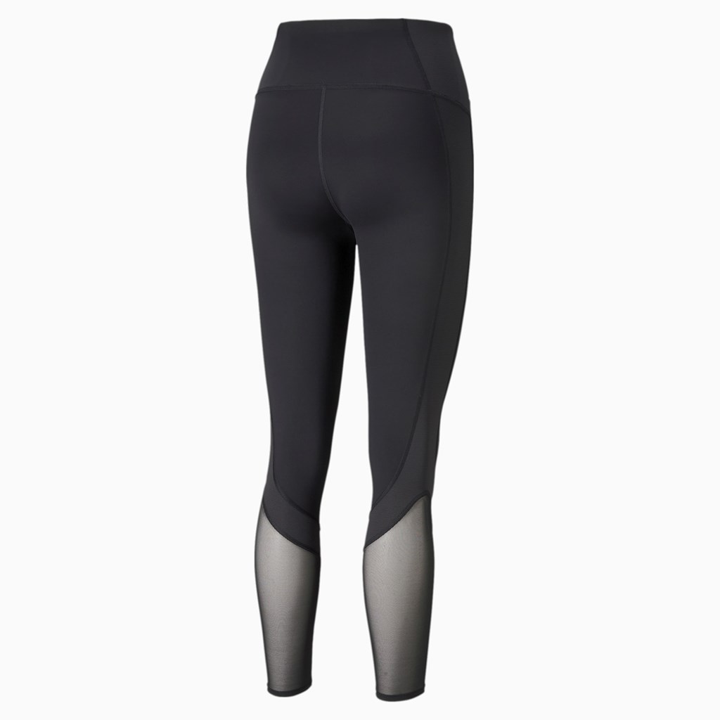 Leggings Puma STUDIO Ottoman High Taille 7/8 Course Femme Noir | 4213897-XL