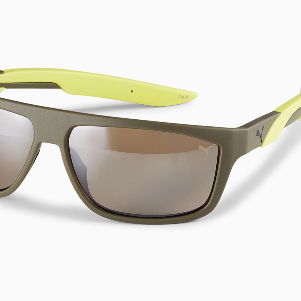 Lunettes de Soleil Puma Storm Hunt Homme Vert Vert Marron | EFSMR2897