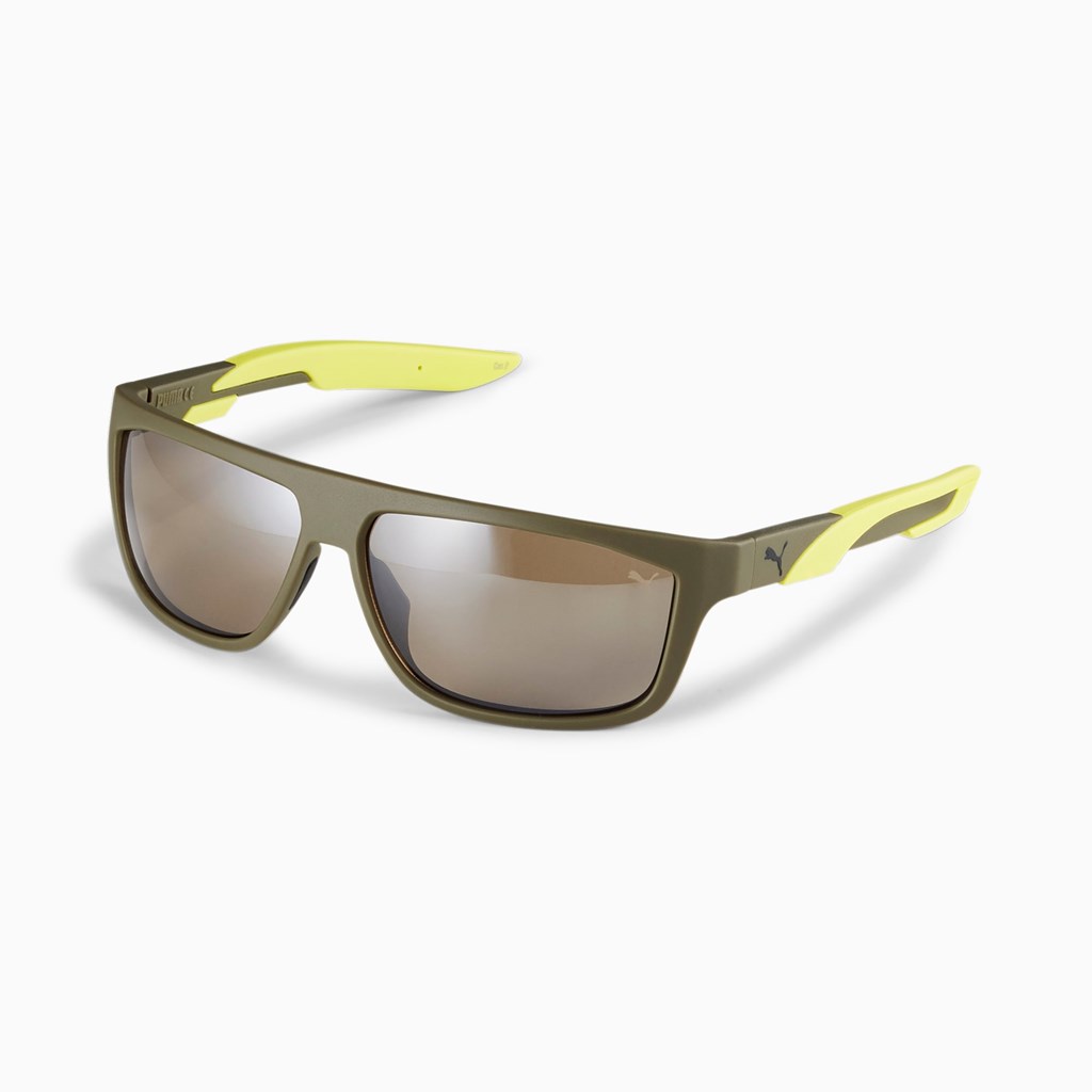 Lunettes de Soleil Puma Storm Hunt Homme Vert Vert Marron | EFSMR2897