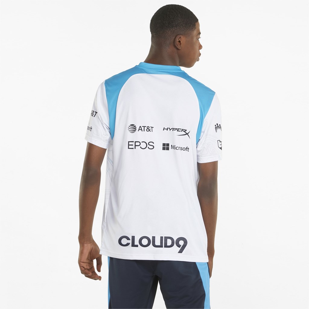 Maillot Puma Cloud9 E7 Replica Esports Homme Blanche | 0859264-UF