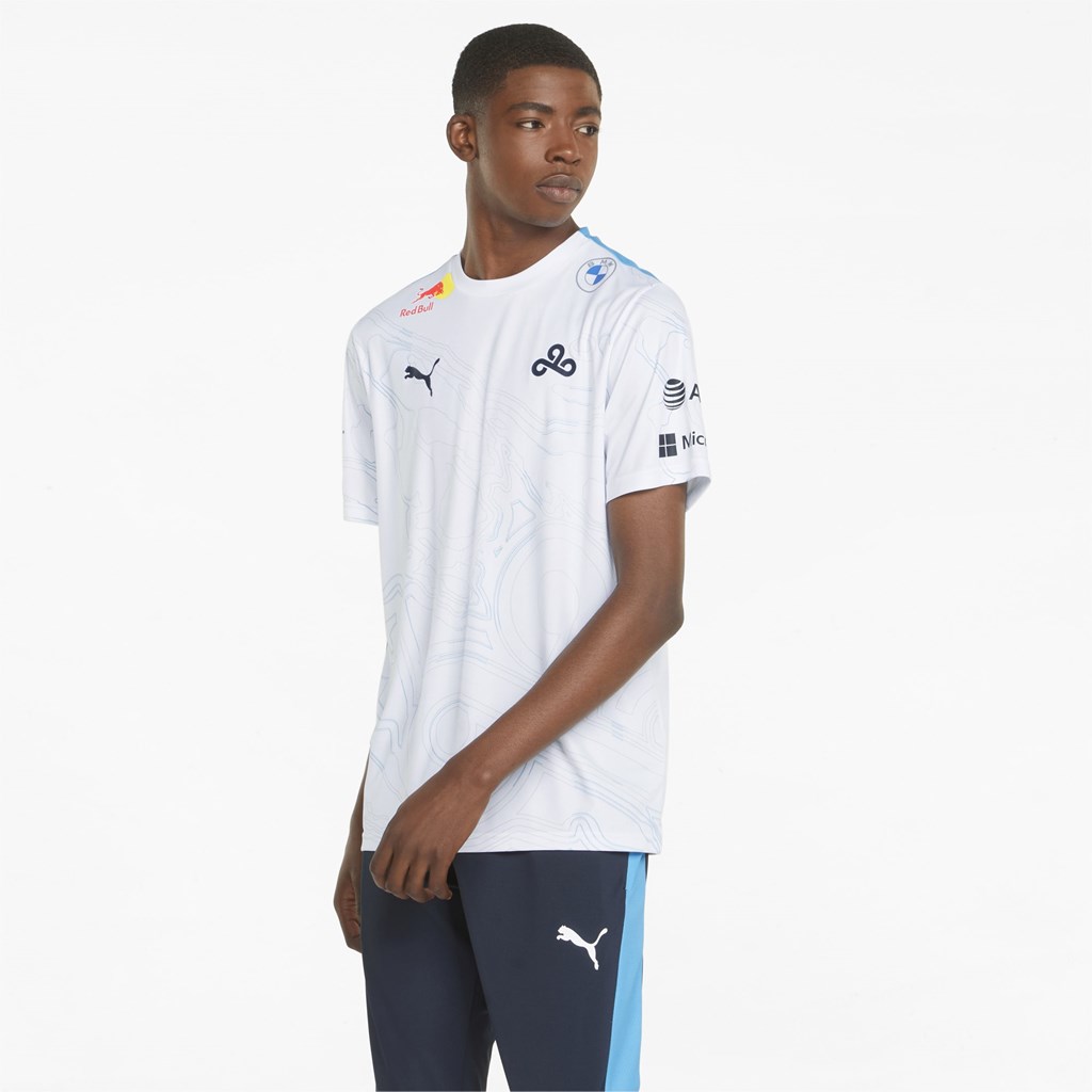 Maillot Puma Cloud9 E7 Replica Esports Homme Blanche | 0859264-UF