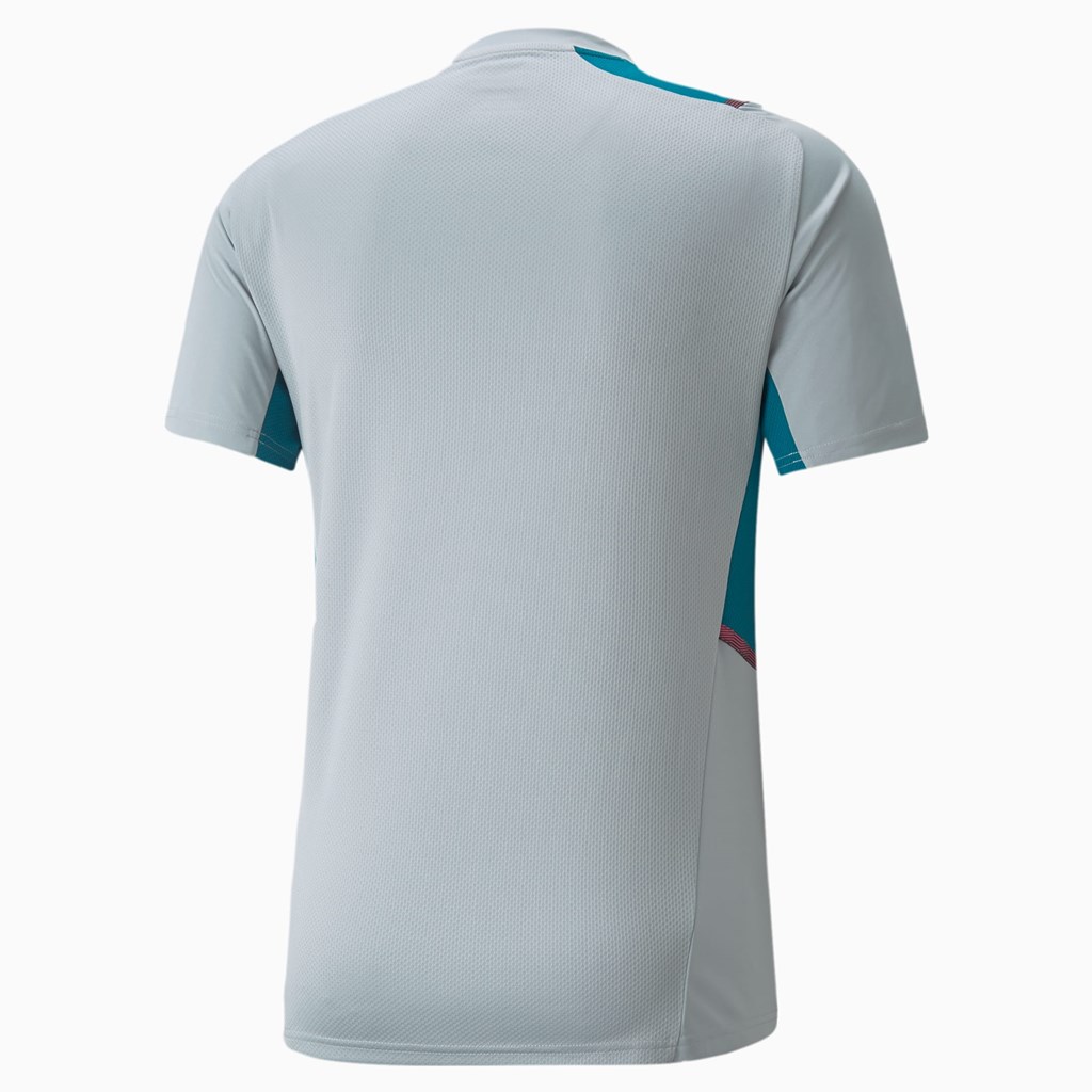 Maillot Puma Manchester City Course Homme Quarry / Ocean Depths | 3572896-MS