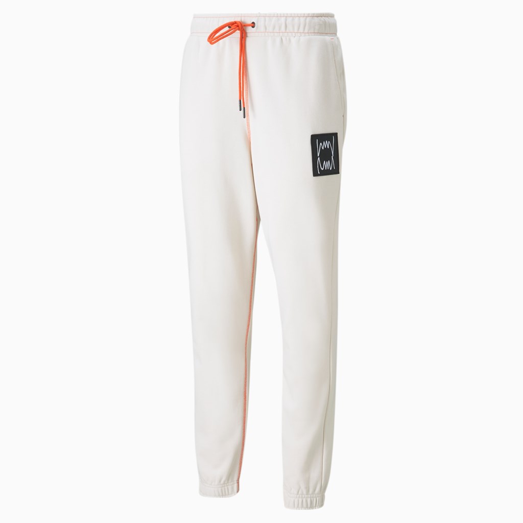 Pantalon Puma Pivot Basketball Homme Blanche | 2630187-PI