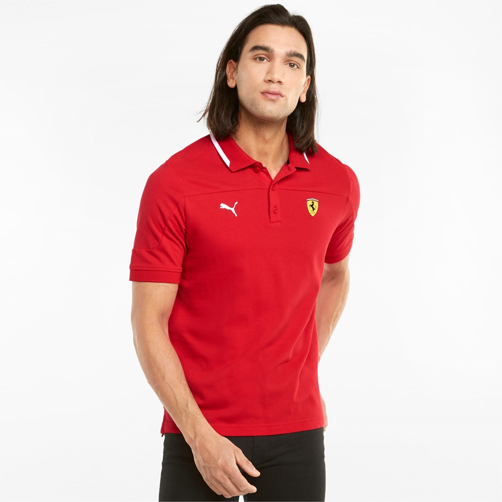 Polos Puma Scuderia Ferrari Race Homme Rosso Corsa | 8914065-IR