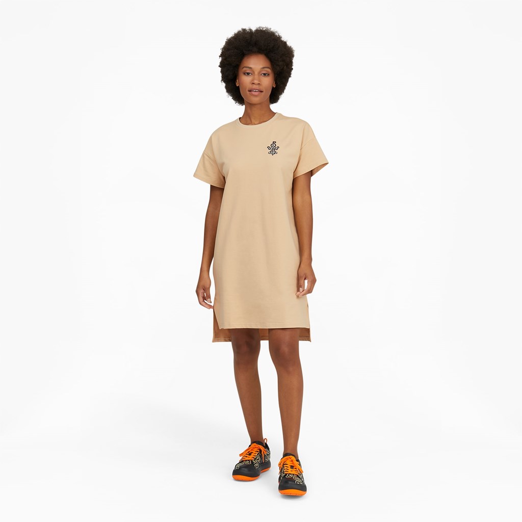 Robe Puma PUMA x PRONOUNCE Femme Pebble | 7069854-SP