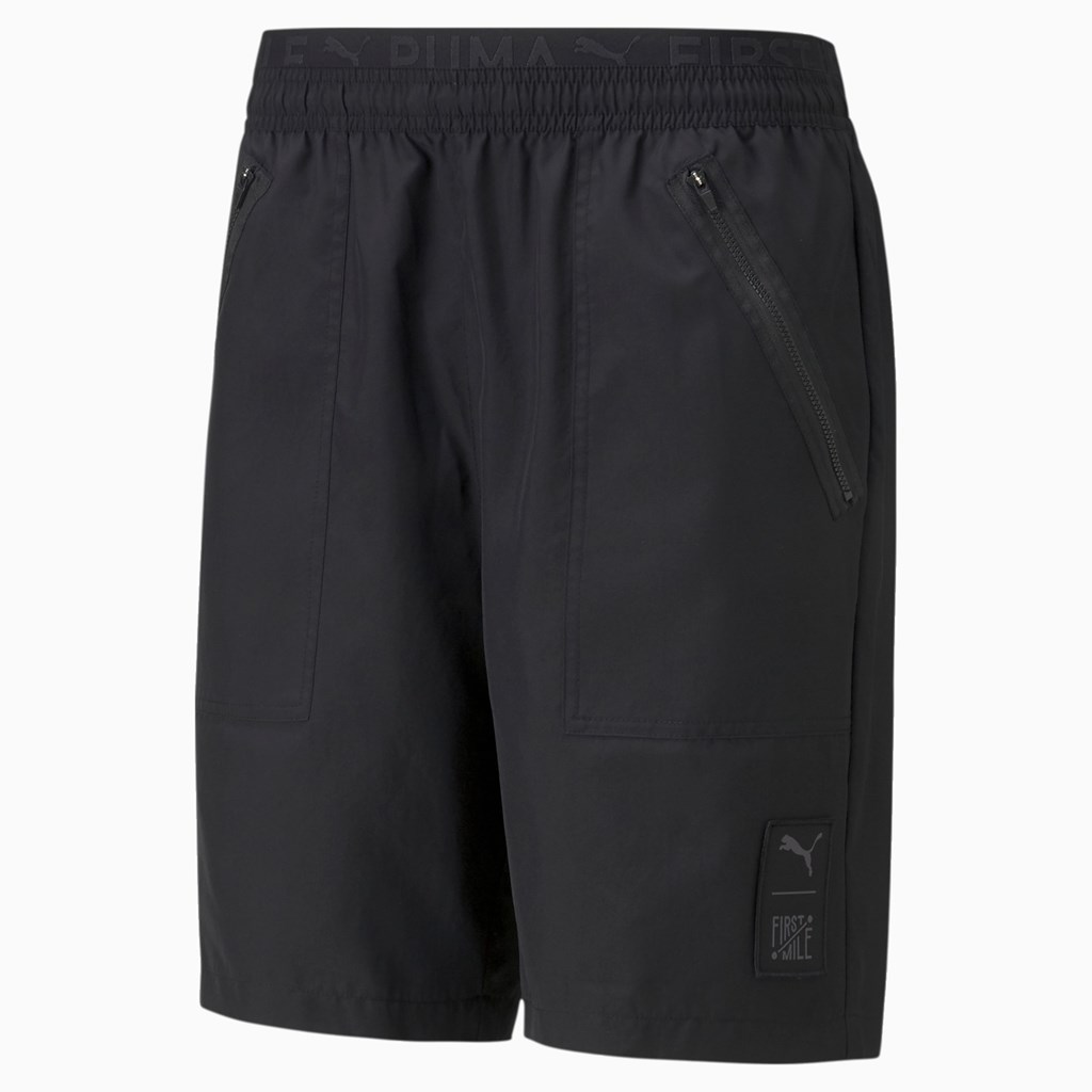 Shorts Puma PUMA x FIRST MILE Woven Course Homme Noir | 2346987-KB