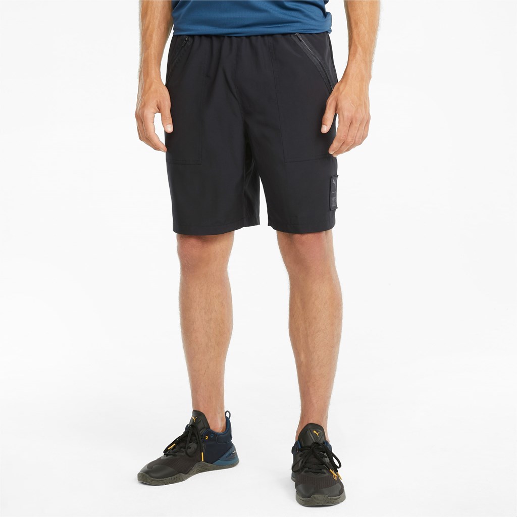 Shorts Puma PUMA x FIRST MILE Woven Course Homme Noir | 2346987-KB