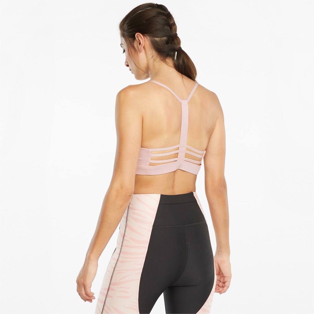 Soutien Gorge Sport Puma Lanières Low Impact Femme Lotus | DQHXJ1483