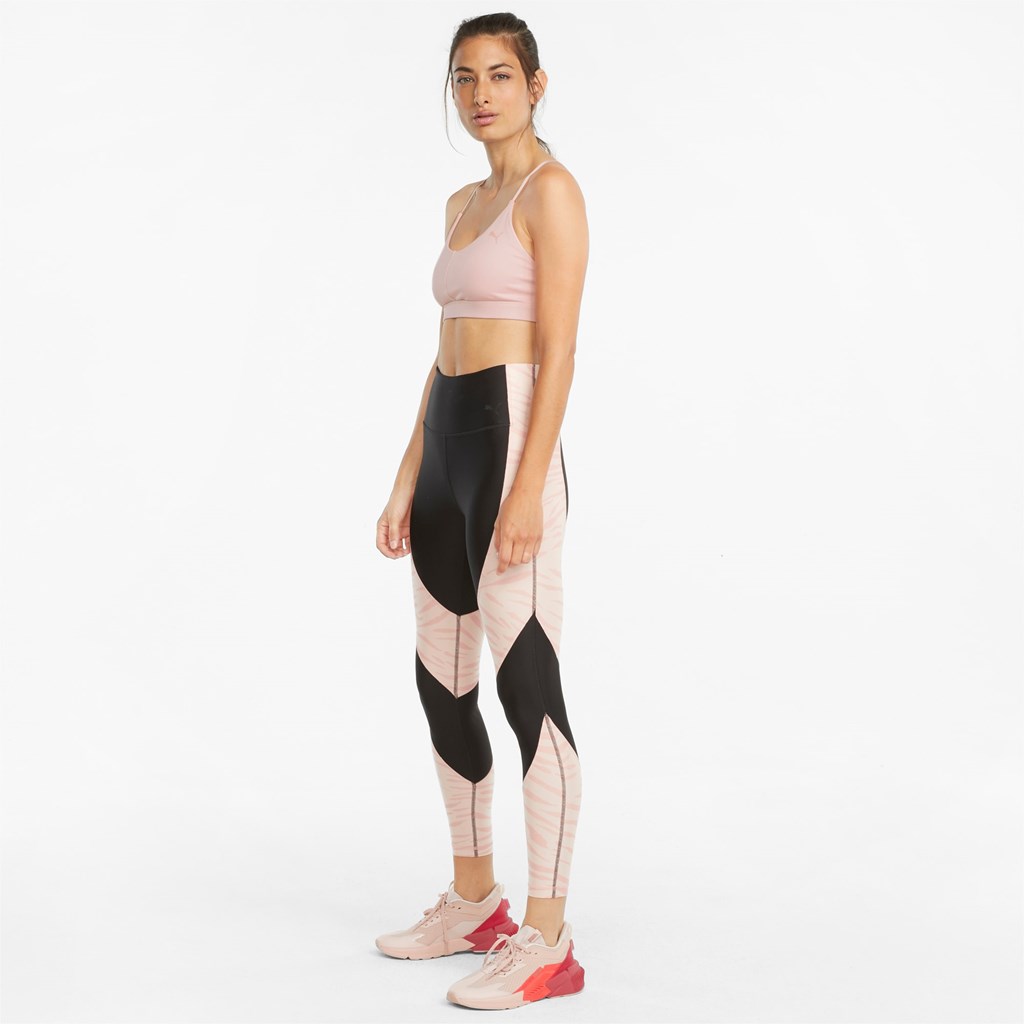 Soutien Gorge Sport Puma Lanières Low Impact Femme Lotus | DQHXJ1483