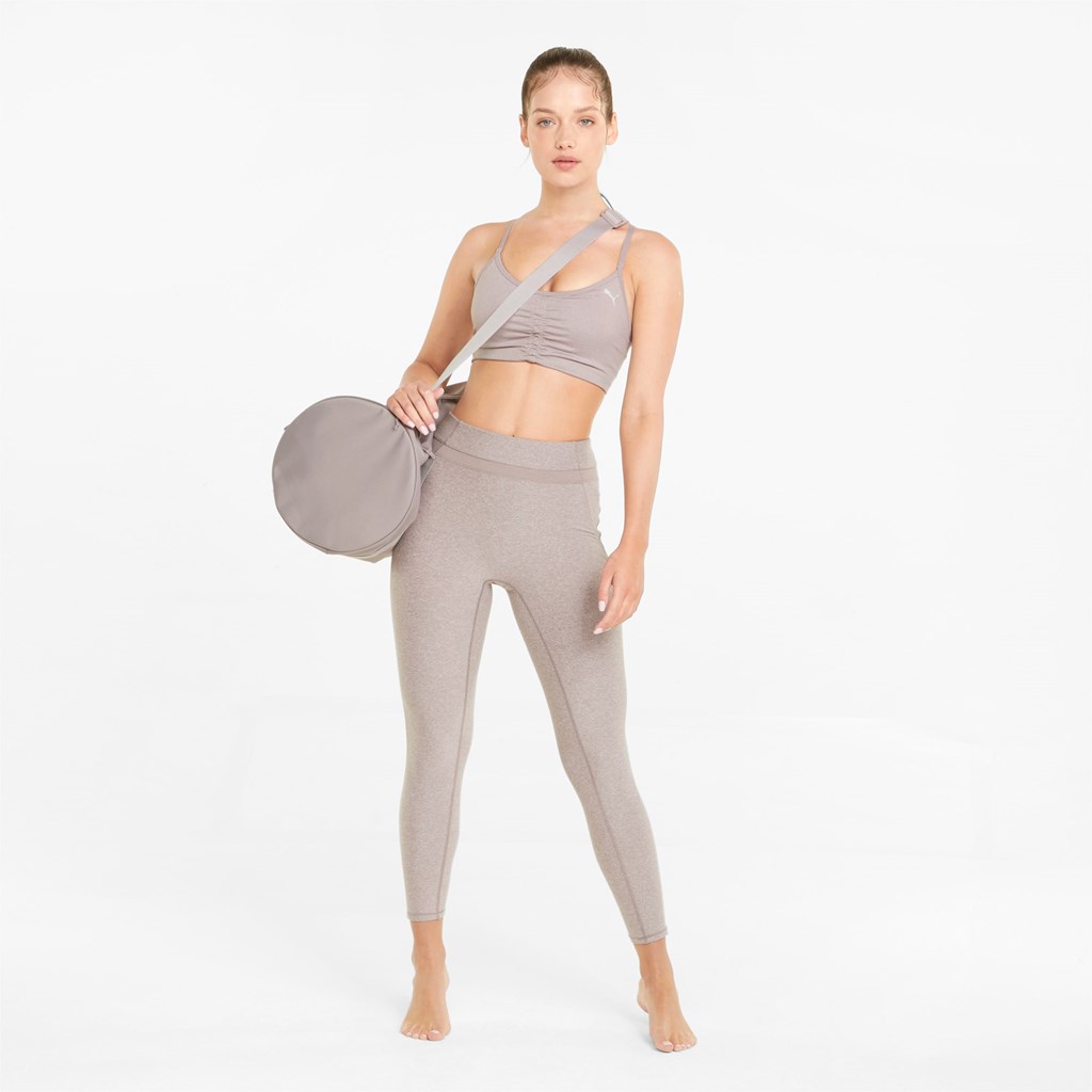 Soutien Gorge Sport Puma Low Impact Studio Course Femme Quail Heather | BRCFU6082