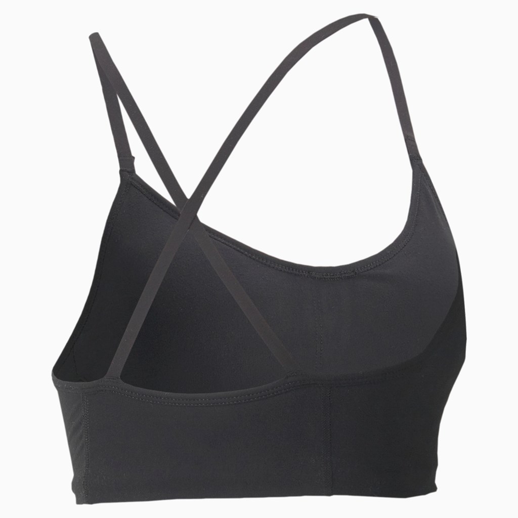 Soutien Gorge Sport Puma Low Impact Studio Course Femme Noir | CMRWO4873