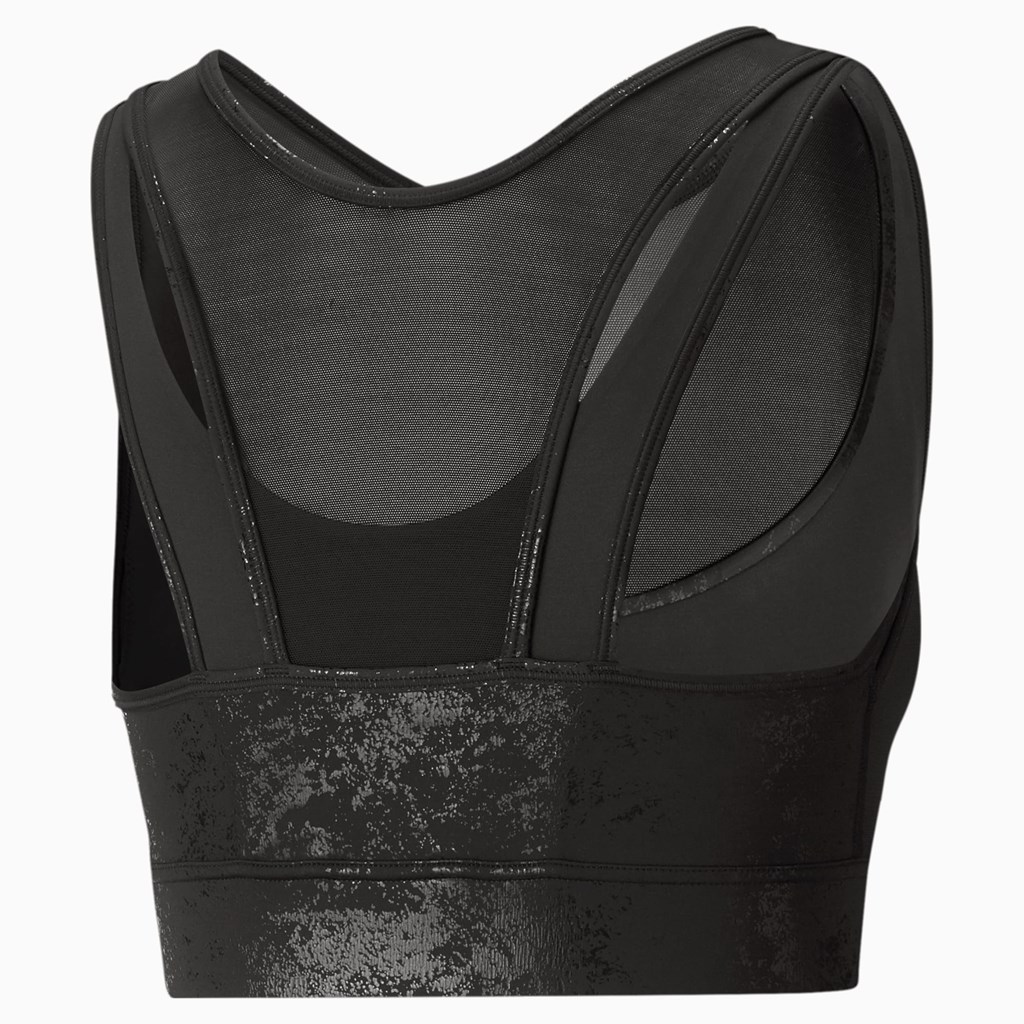 Soutien Gorge Sport Puma Mode Luxe ellaVATE Course Femme Noir | GZUBR6023