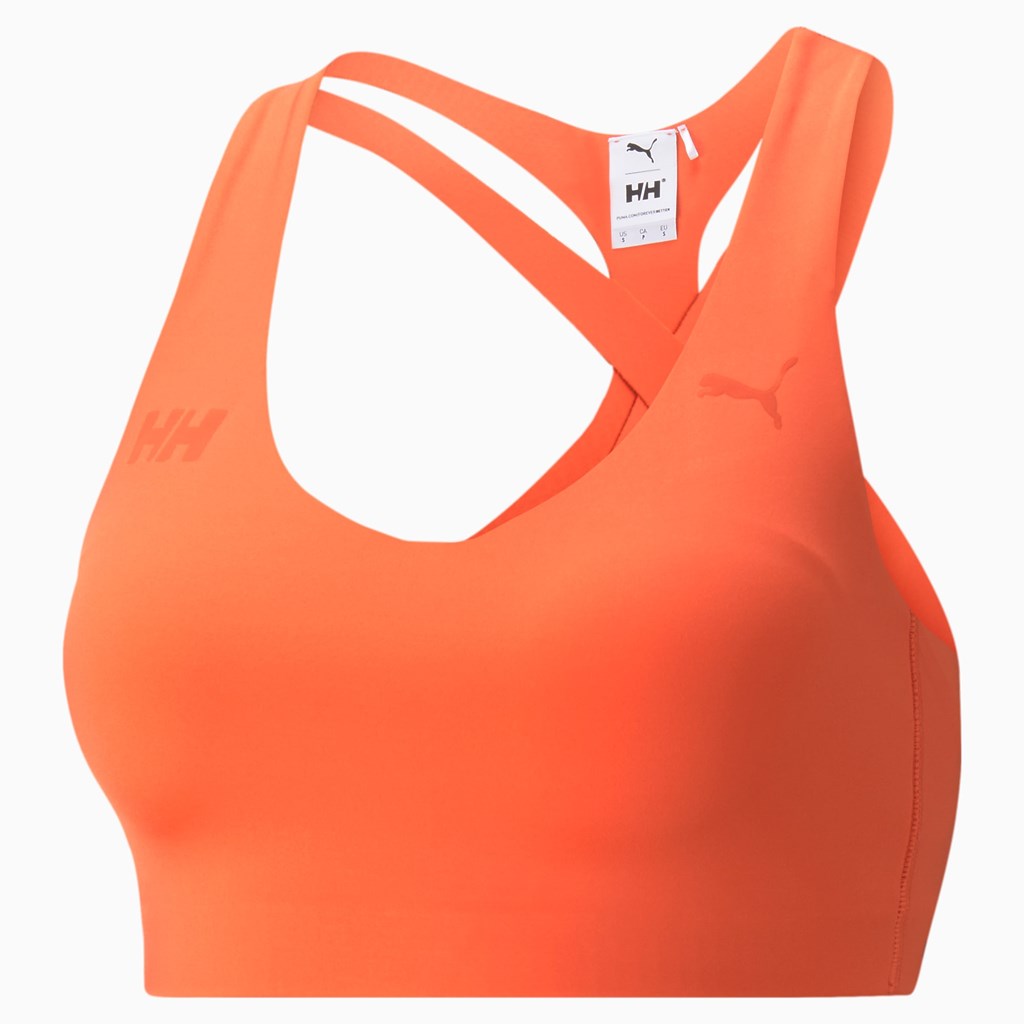 Soutien Gorge Sport Puma PUMA x HELLY HANSEN Course Femme Corail | HLRXF2174