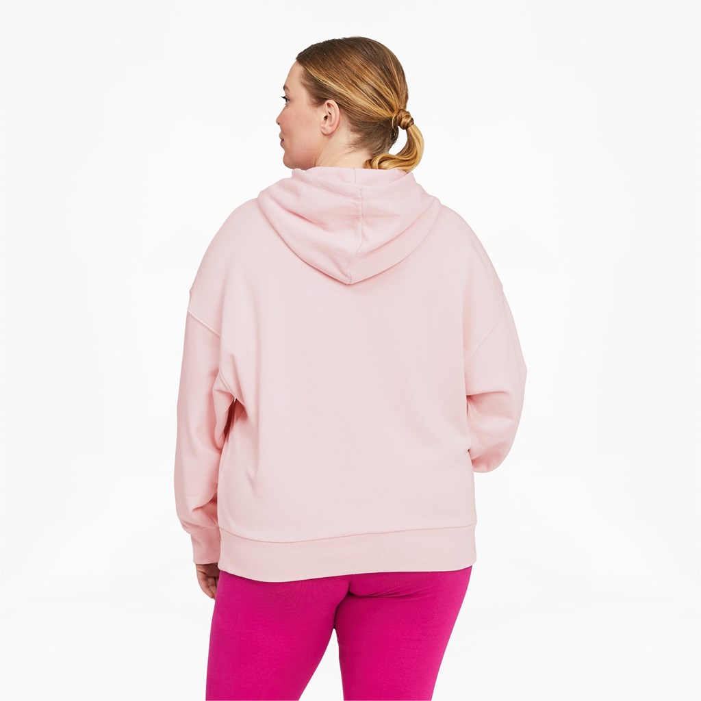 Sweat À Capuche Puma Classics Logo PL Femme Rose | 0279584-HB