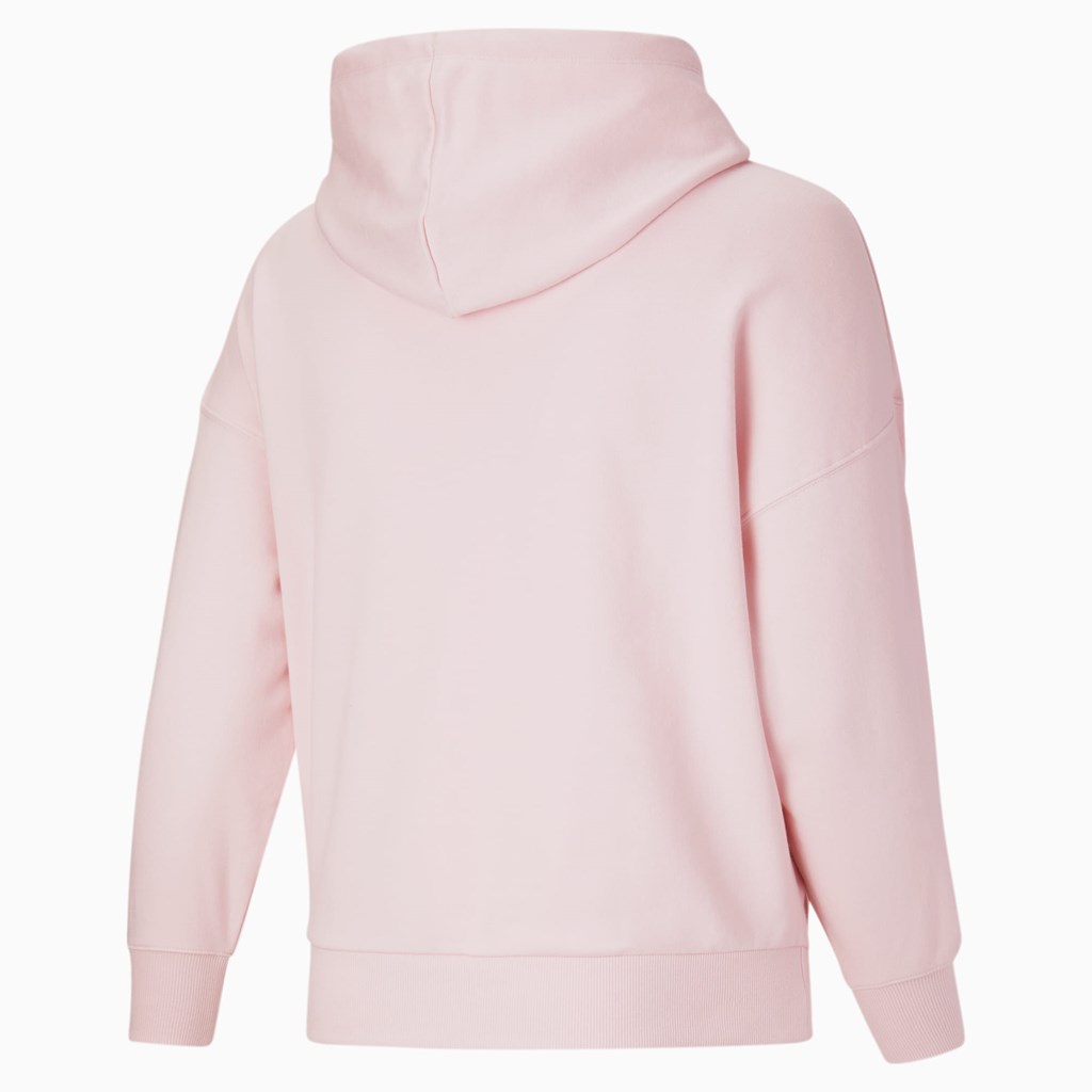 Sweat À Capuche Puma Classics Logo PL Femme Rose | 0279584-HB