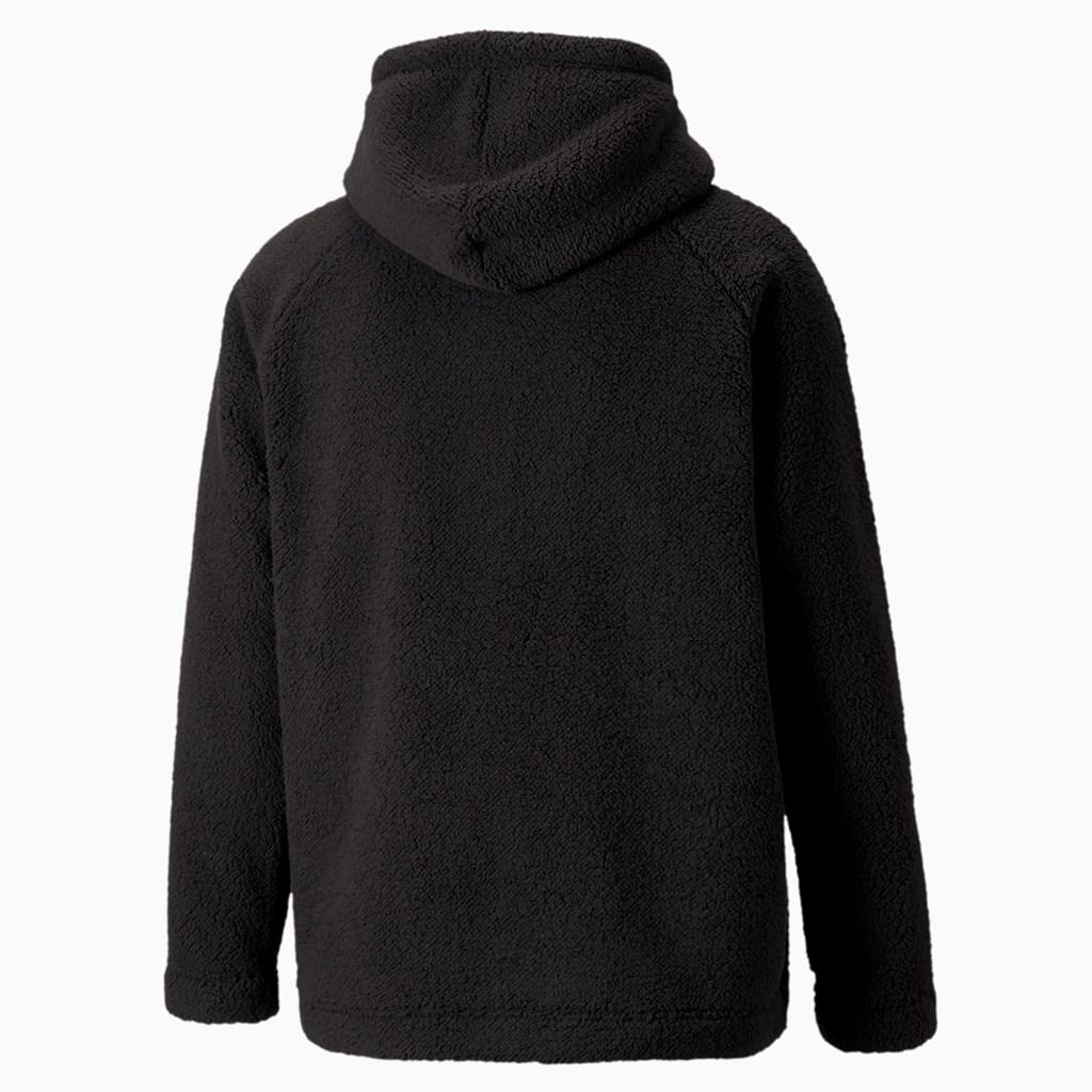 Sweat À Capuche Puma Classics Sherpa Homme Noir | 6491825-FQ