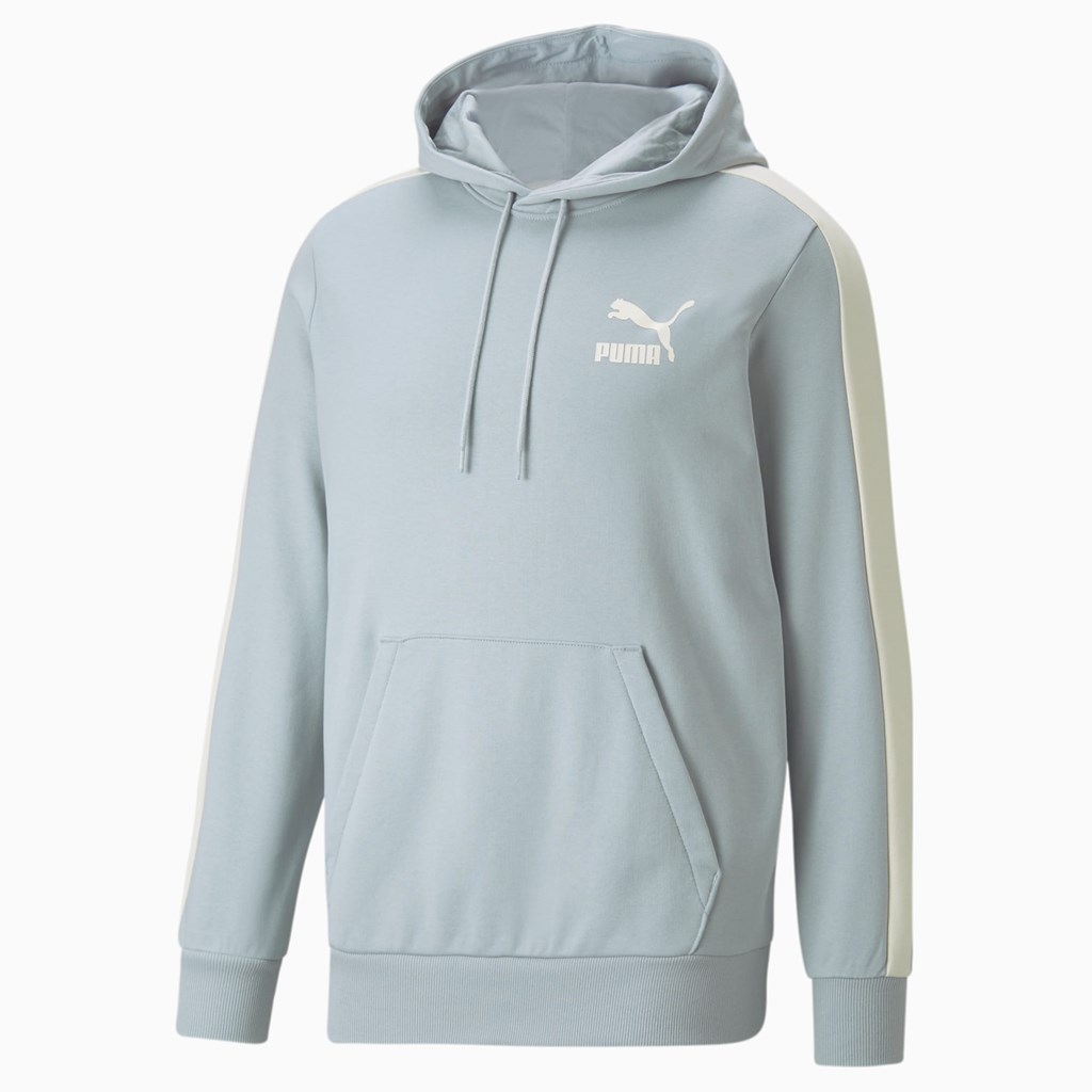 Sweat À Capuche Puma Iconic T7 Homme Bleu | 3452198-XE