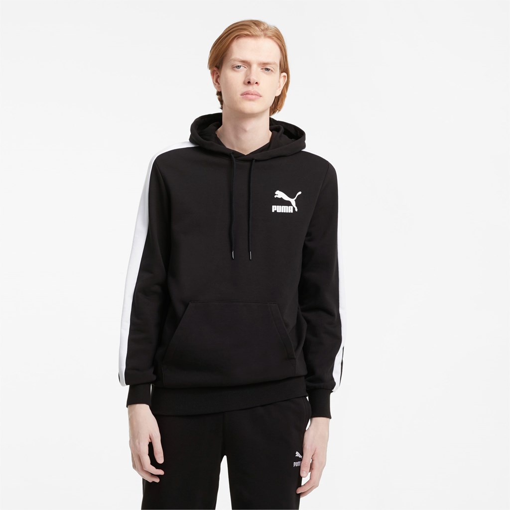 Sweat À Capuche Puma Iconic T7 Homme Noir | 3705962-TO