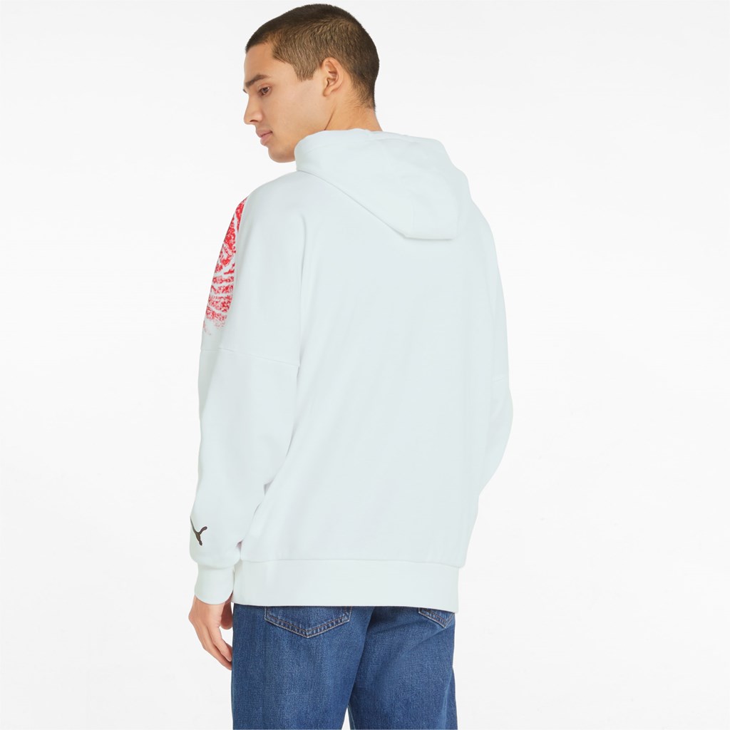 Sweat À Capuche Puma Mercedes F1 Statement Homme Blanche | 6127043-ZO