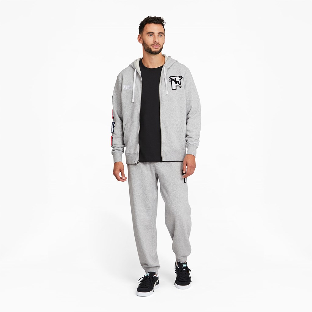 Sweat À Capuche Puma PUMA x PUMA Full-Zip Homme Noir | 7189345-YI