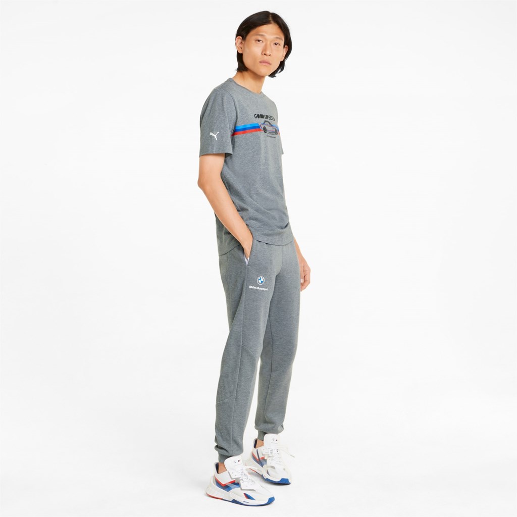 Sweatpants Puma BMW M Motorsport Homme Medium Gray Heather | VZUCM2497