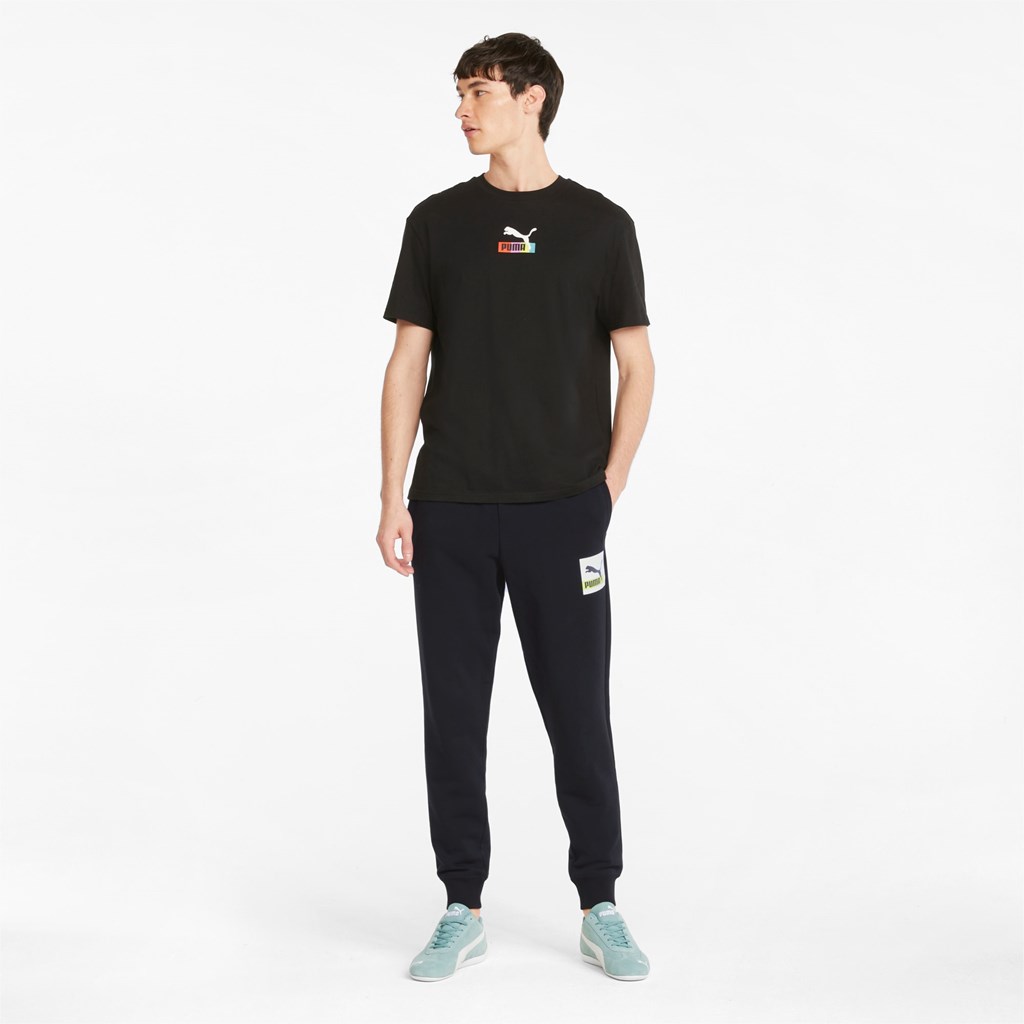 Sweatpants Puma Brand Love Homme Noir | TBEGU3625