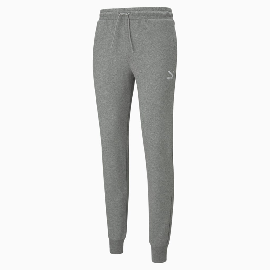 Sweatpants Puma Classics Cuffed Homme Medium Gray Heather | JOXMZ5691