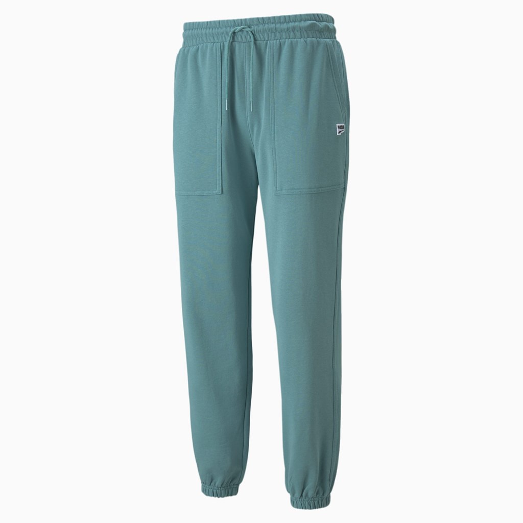 Sweatpants Puma Downtown Homme Bleu | XMZYJ5368