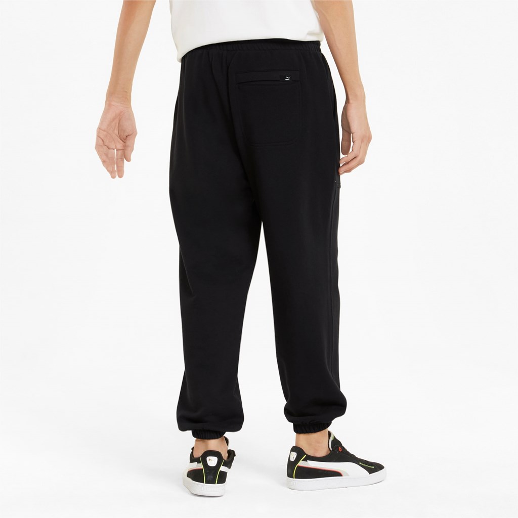 Sweatpants Puma Downtown Homme Noir | IUPRA2461