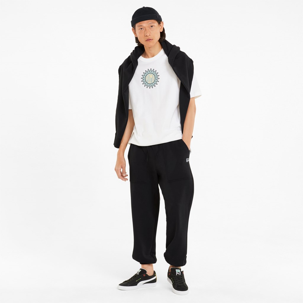 Sweatpants Puma Downtown Homme Noir | IUPRA2461