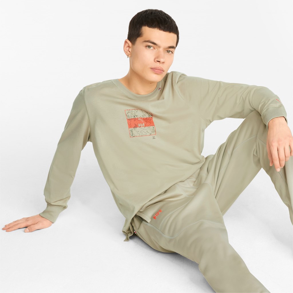 Sweatpants Puma PUMA x HELLY HANSEN D'hiver Homme Vert | QRWZH8706