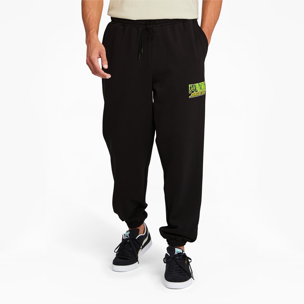 Sweatpants Puma PUMA x SANTA CRUZ Sweatpants Homme Noir | NJOIC0183