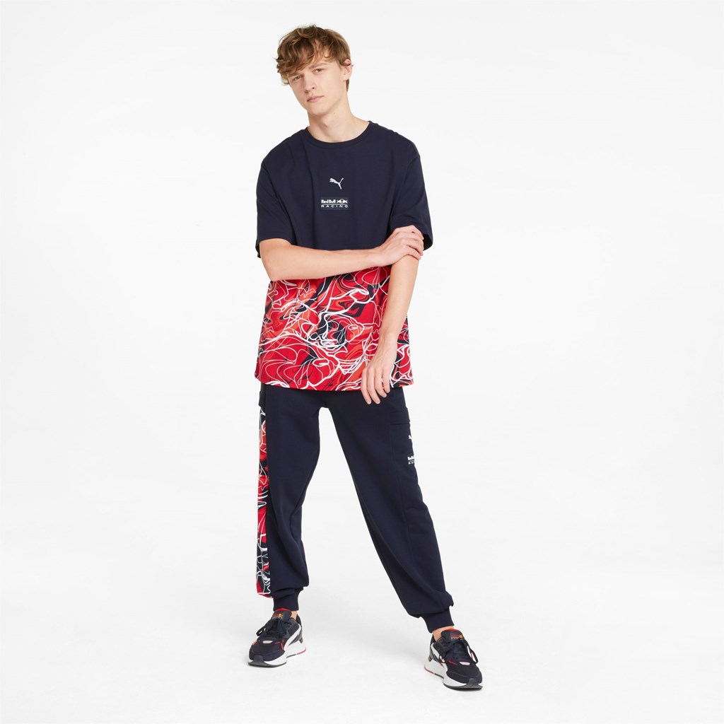 Sweatpants Puma Red Bull Racing Printed Homme Night Sky | RFVOD3245