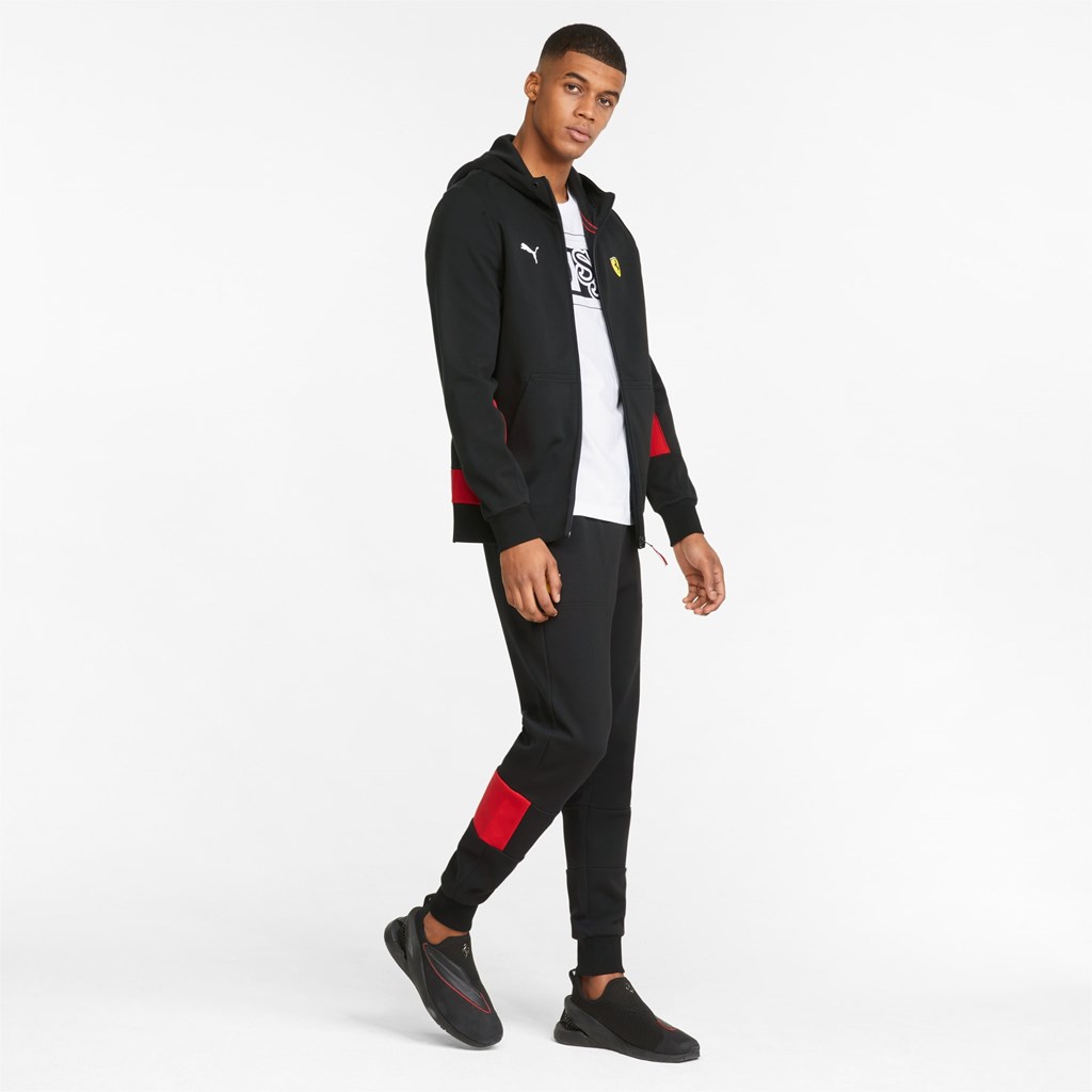 Sweatpants Puma Scuderia Ferrari Race Homme Noir | QFDKM1236