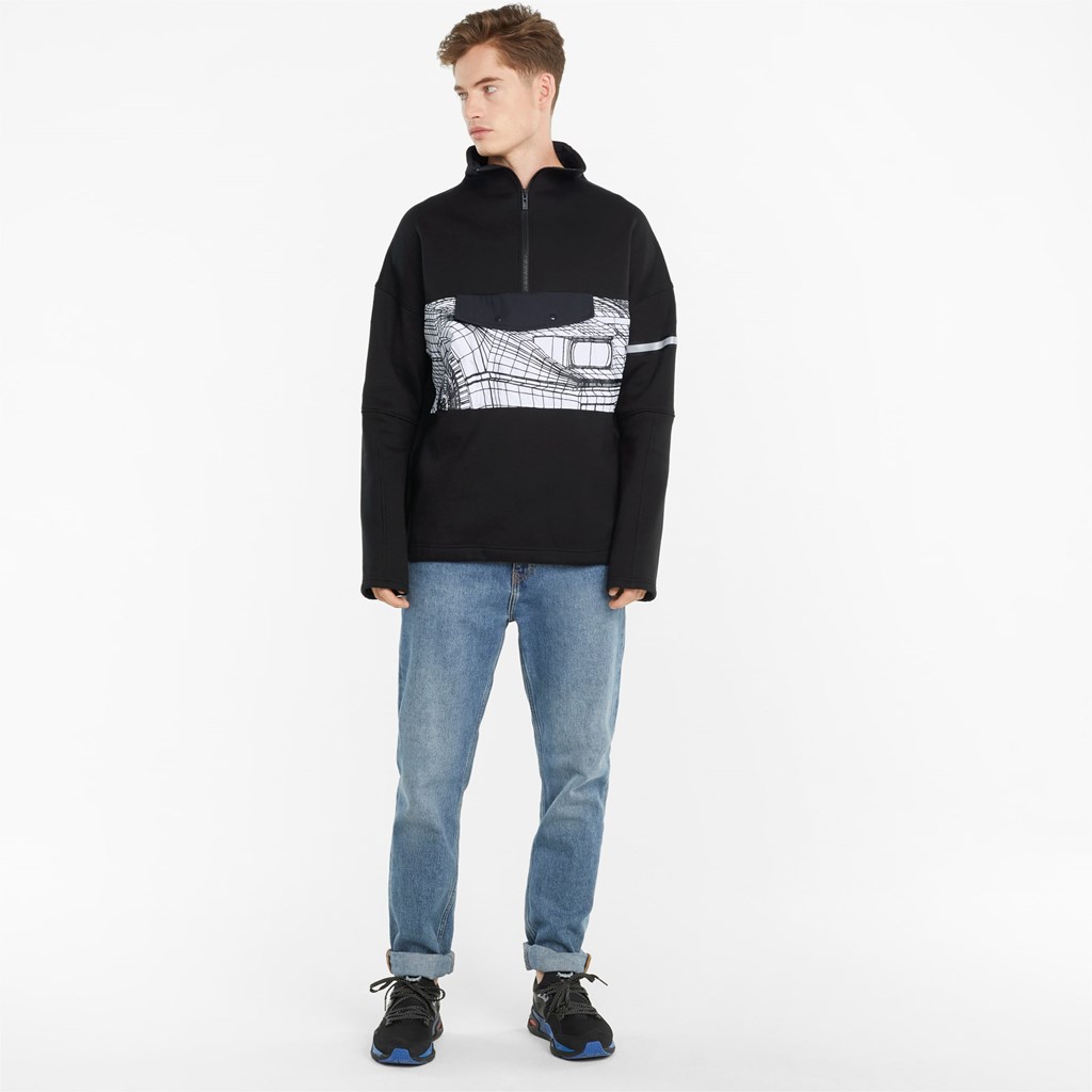 Sweatshirt Puma BMW M Motorsport Strada Moto Homme Noir | IUFY31827