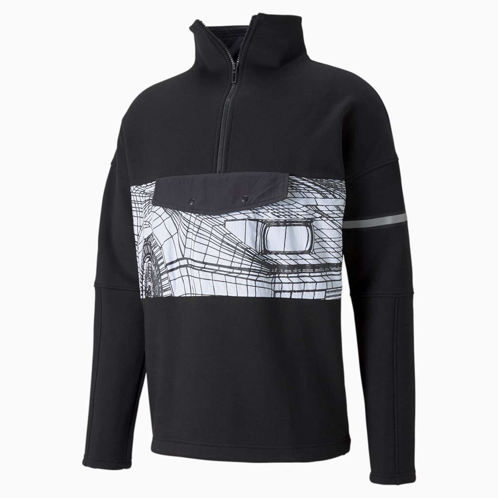 Sweatshirt Puma BMW M Motorsport Strada Moto Homme Noir | IUFY31827