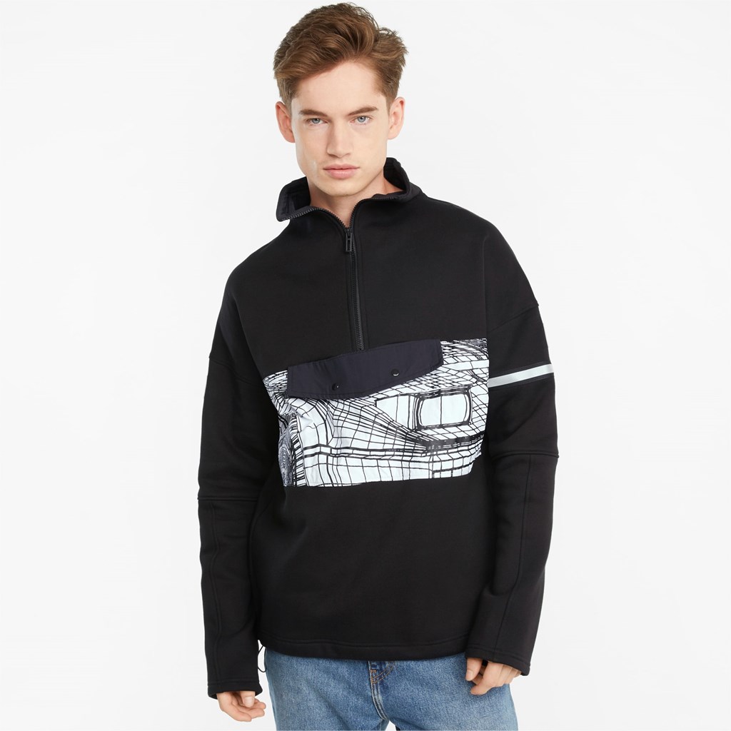 Sweatshirt Puma BMW M Motorsport Strada Moto Homme Noir | IUFY31827