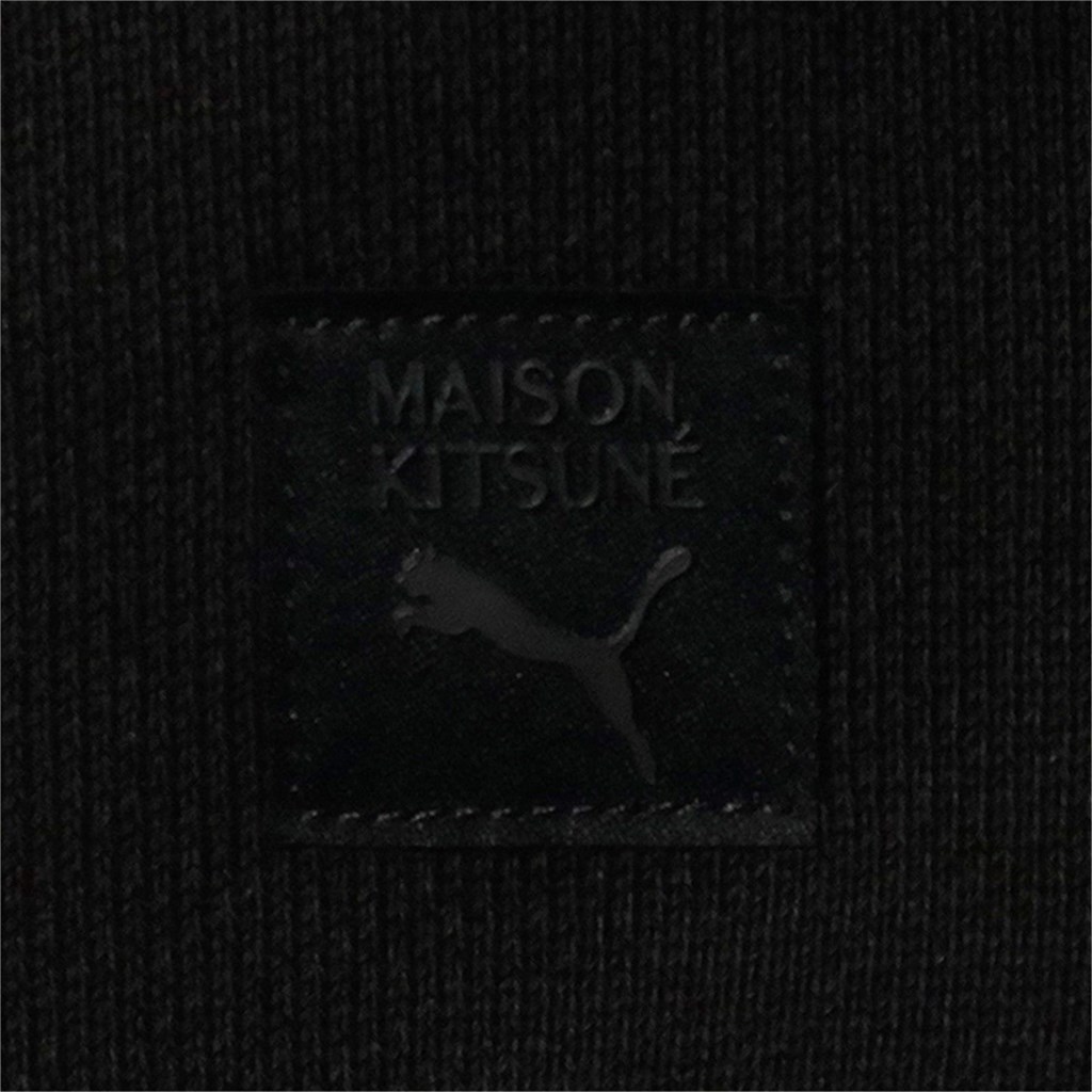 Sweatshirt Puma PUMA x MAISON KITSUNE Half-Zip Femme Noir | 8195403-WH