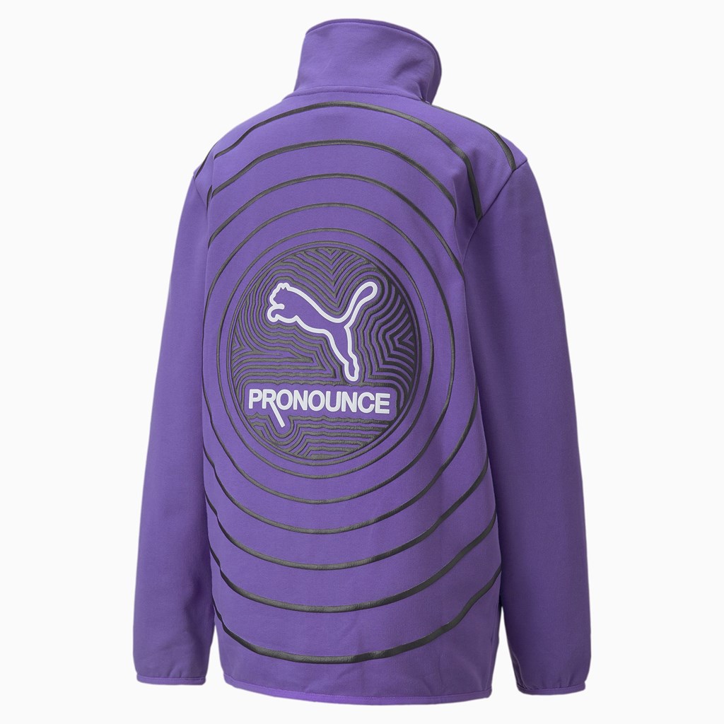 Sweatshirt Puma PUMA x PRONOUNCE Half-Zip Femme Ultra Violet | 2639805-BI