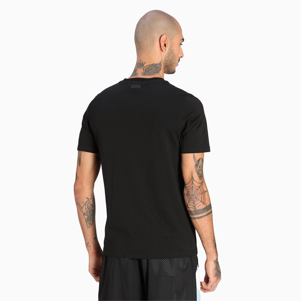 T Shirt Running Puma 4th Quarter Basketball Homme Noir | 3091547-IC