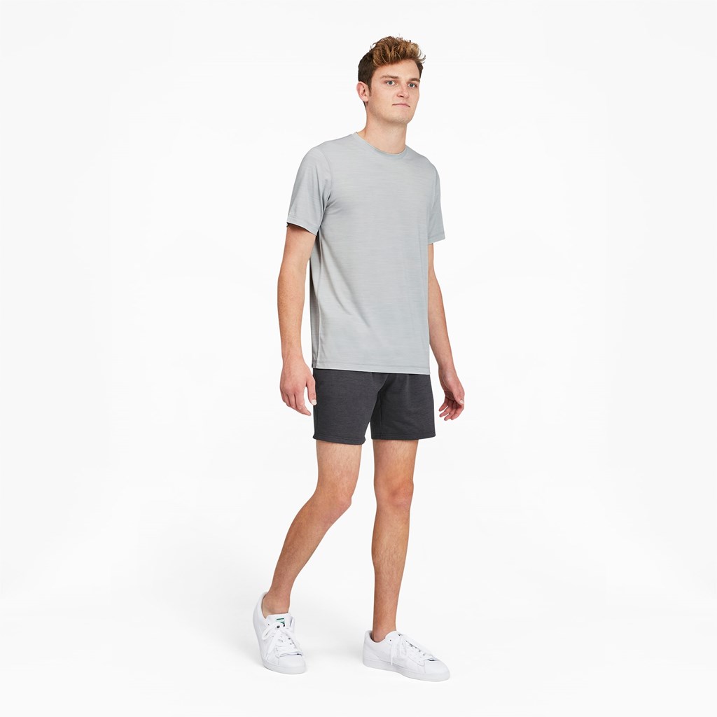 T Shirt Running Puma CLOUDSPUN GRYLBL Golf Homme High Rise Heather | 7358641-QD