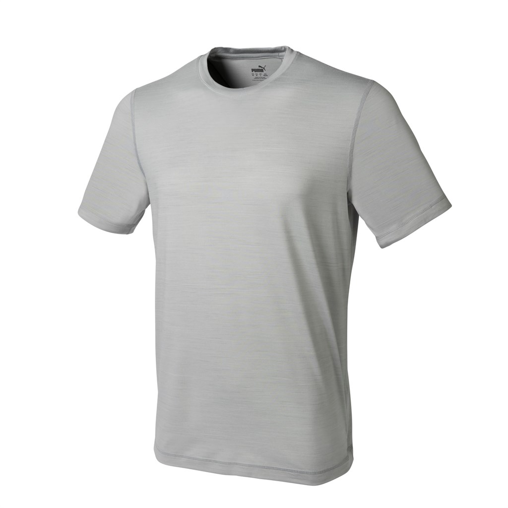 T Shirt Running Puma CLOUDSPUN GRYLBL Golf Homme High Rise Heather | 7358641-QD