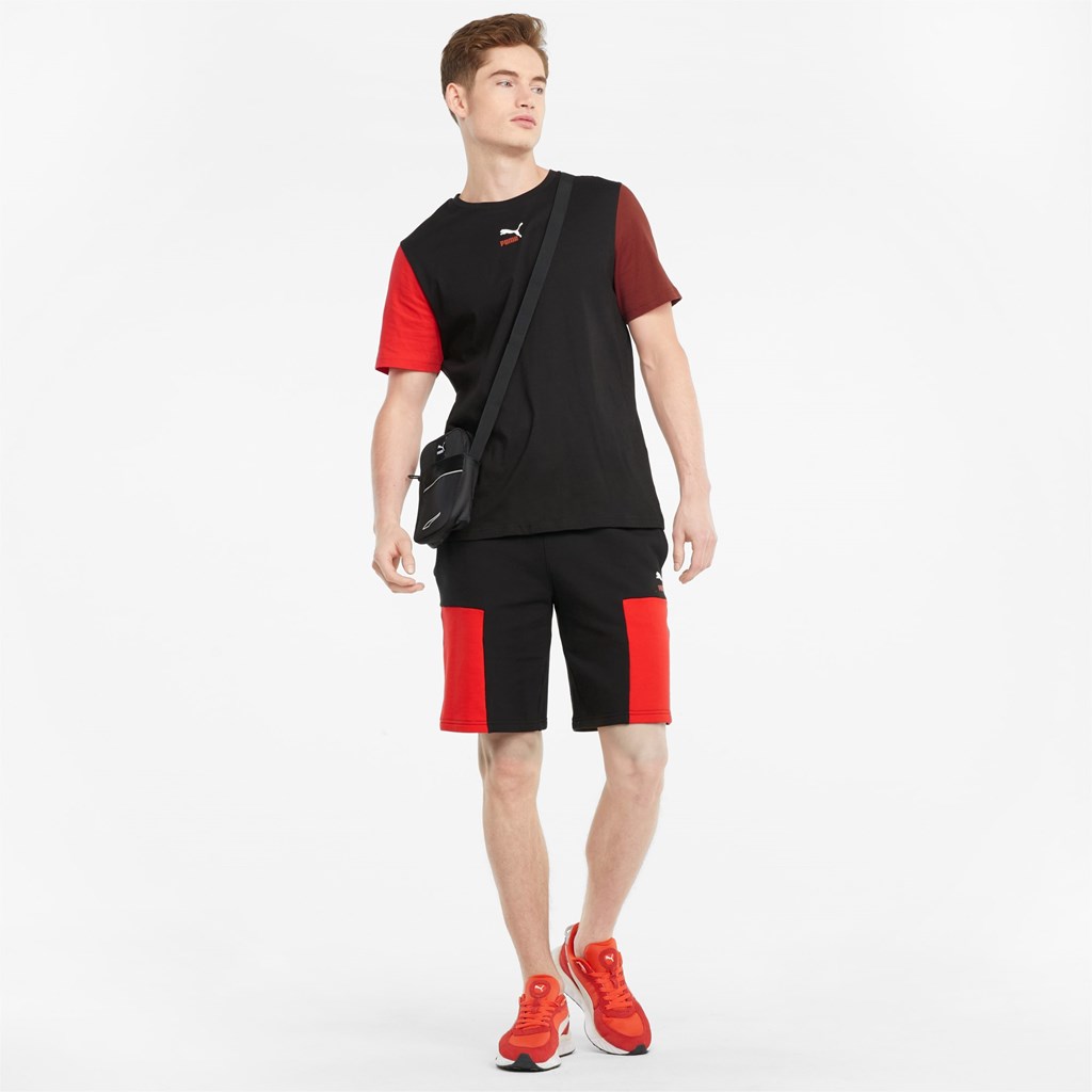 T Shirt Running Puma CLSX Homme Noir | 8719260-KI