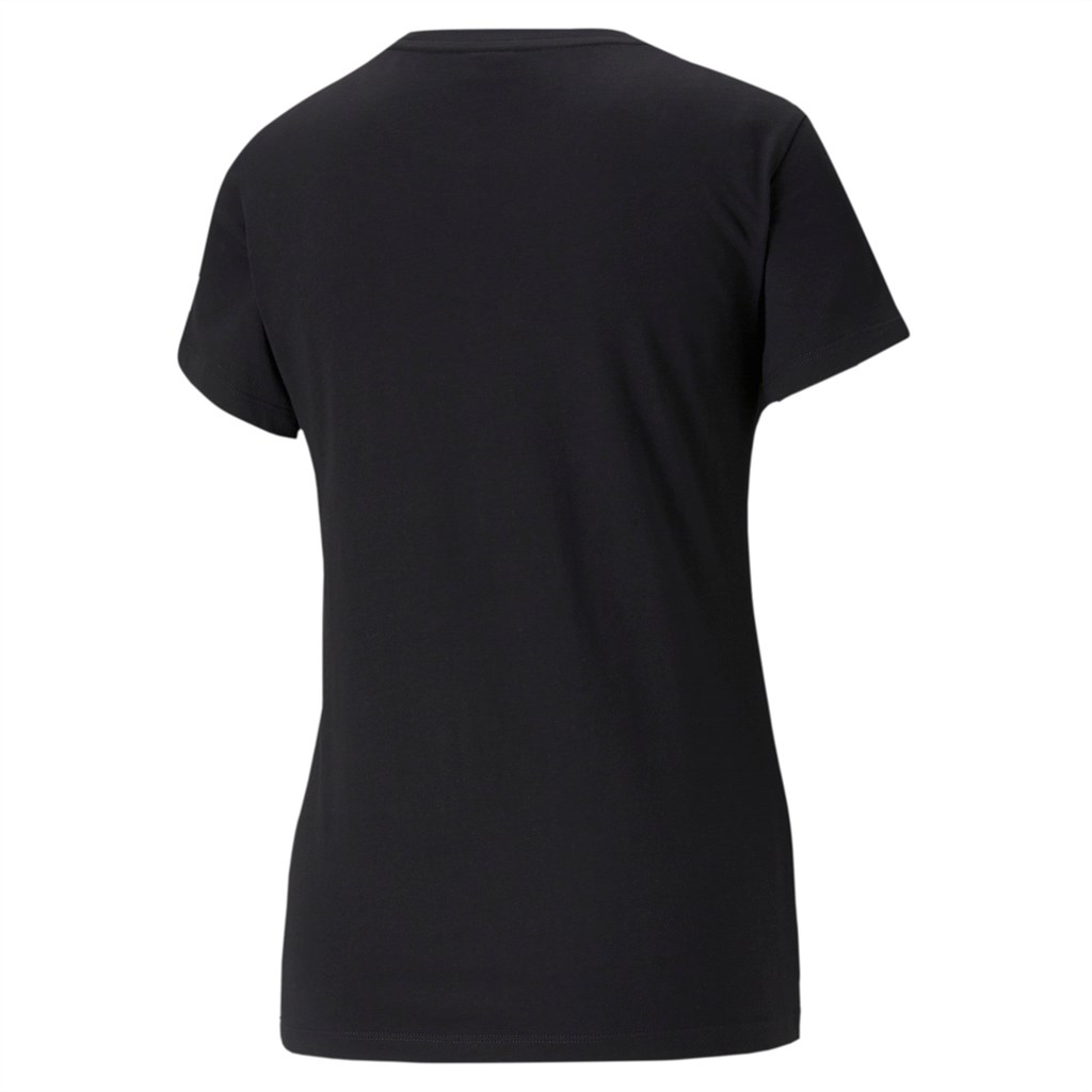 T Shirt Running Puma Classics Logo Femme Noir | 4129058-PN