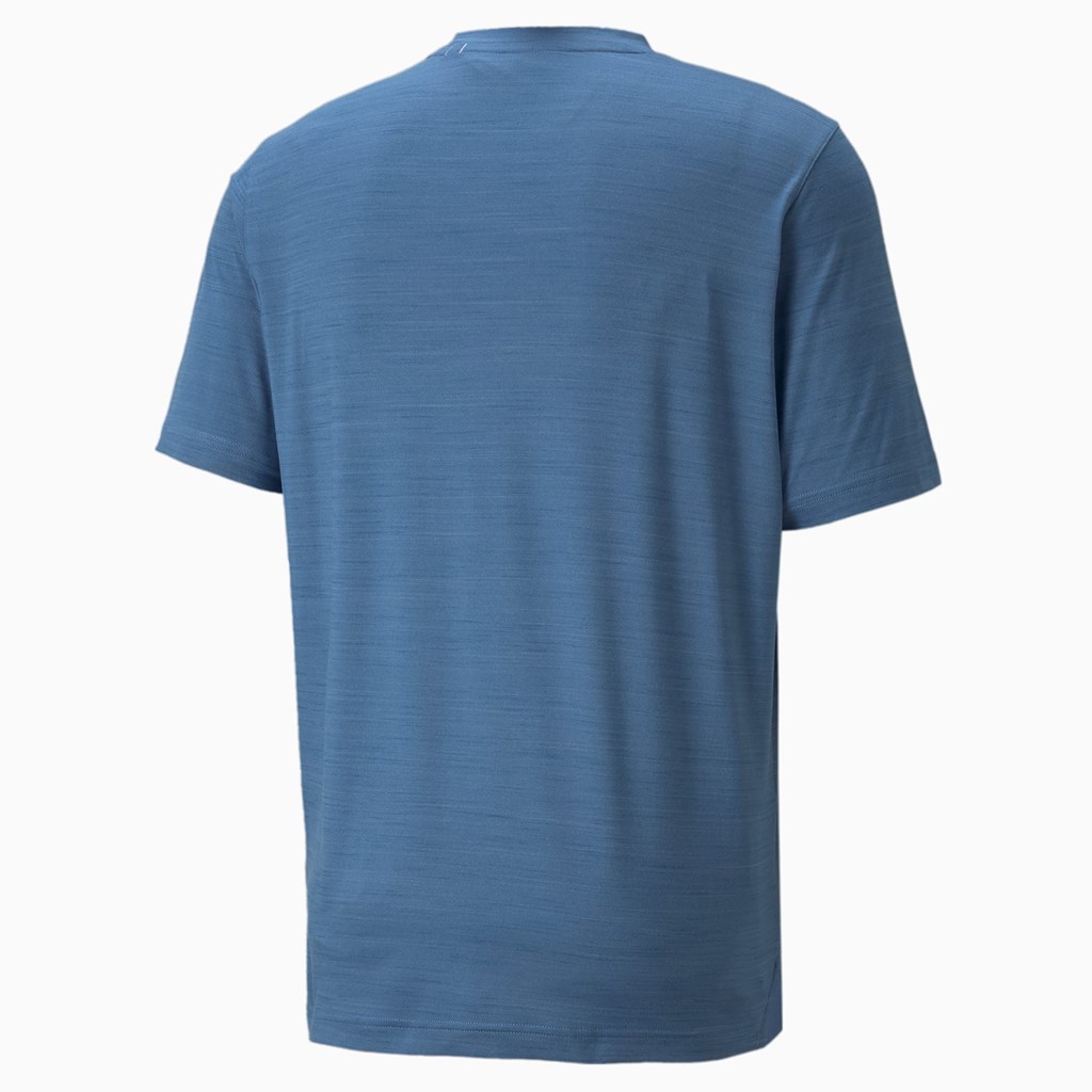 T Shirt Running Puma EGW CLOUDSPUN Pushcart Pocket Homme Bleu | 0163489-EG