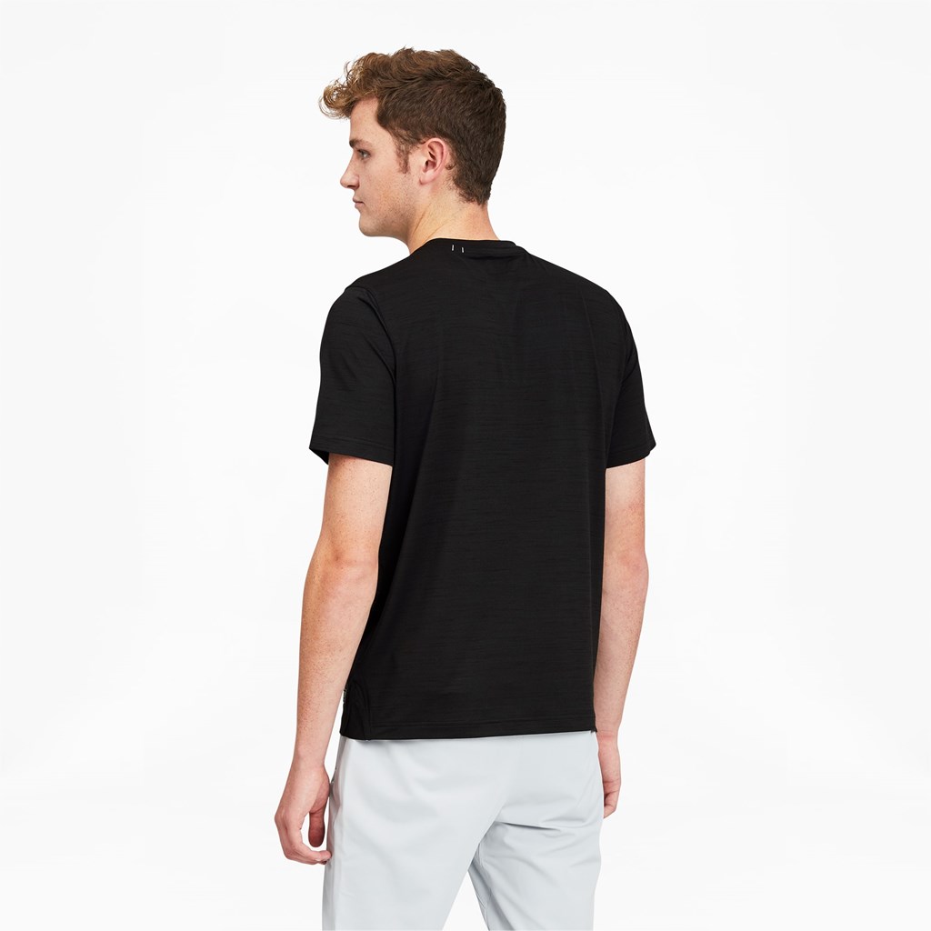 T Shirt Running Puma EGW CLOUDSPUN Pushcart Pocket Homme Noir | 8430697-CN