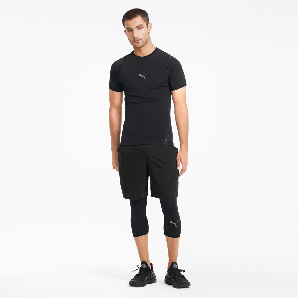 T Shirt Running Puma EXO-ADAPT Course Homme Noir | 4786503-ZY