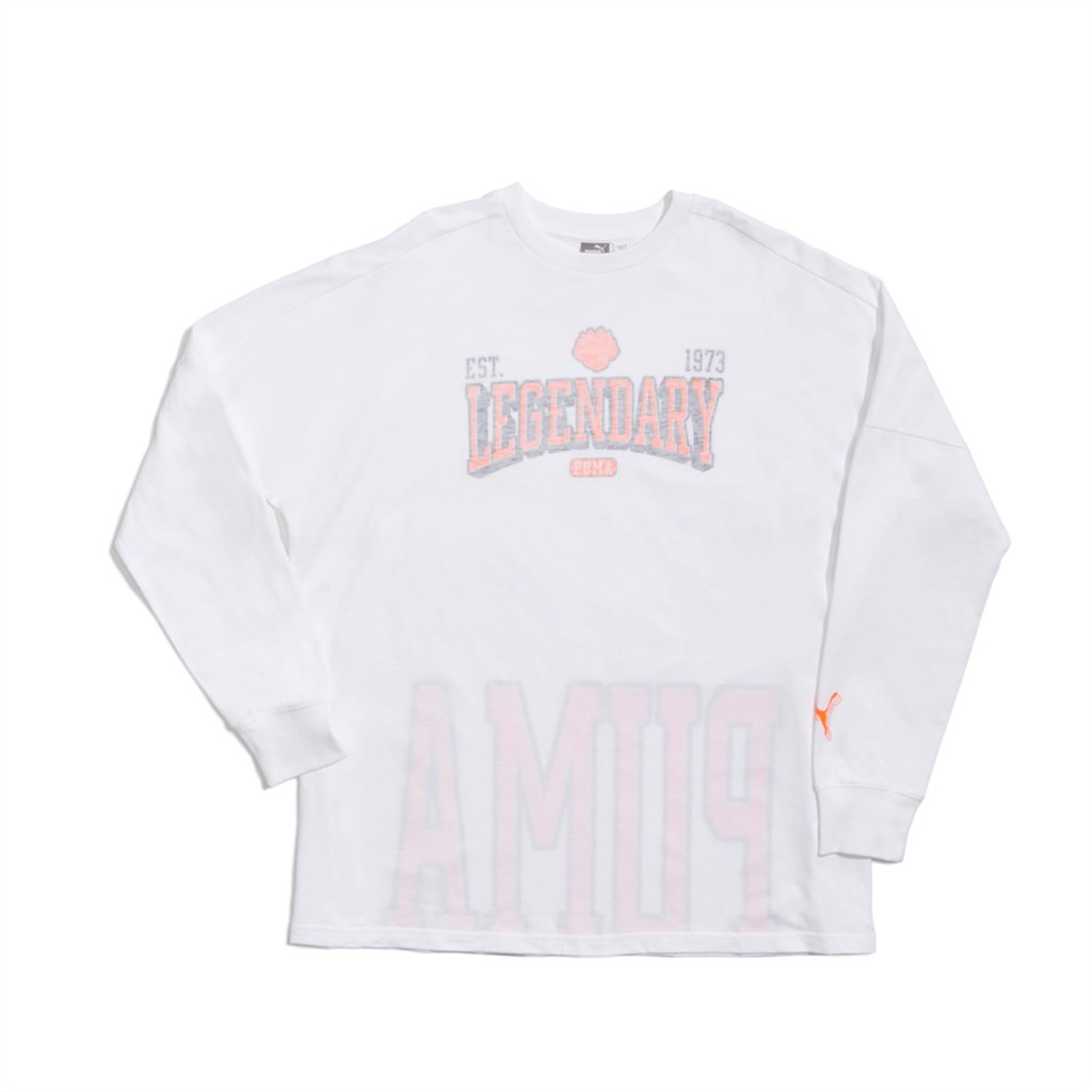 T Shirt Running Puma High Court Justice Long Sleeve Basketball Femme Blanche | 1826403-XS