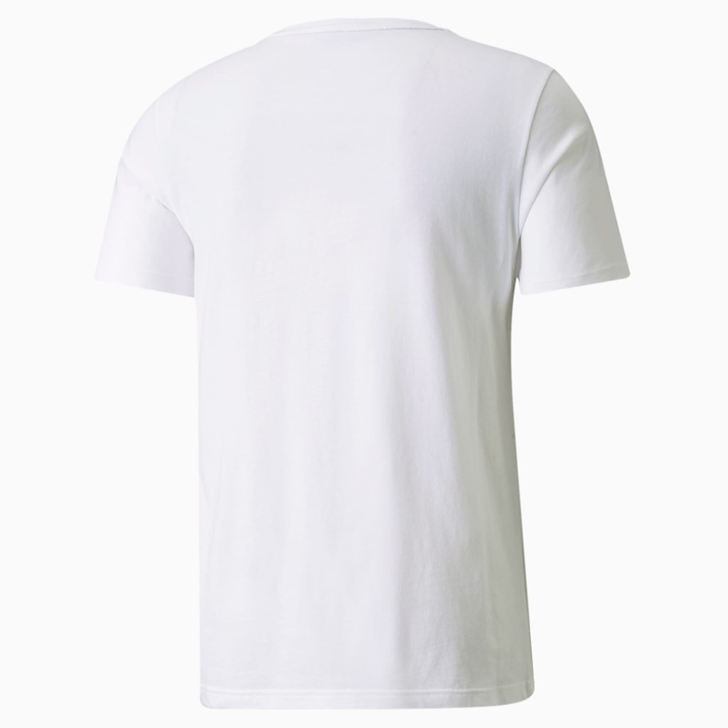 T Shirt Running Puma Mercedes F1 Logo Homme Blanche | 5074289-SY