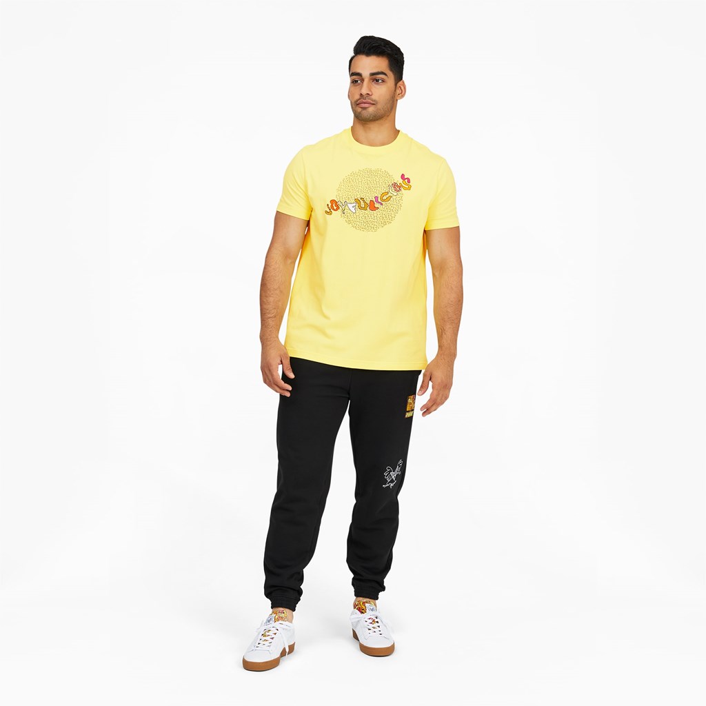 T Shirt Running Puma PUMA x BRITTO Homme Limelight | 2574389-XG